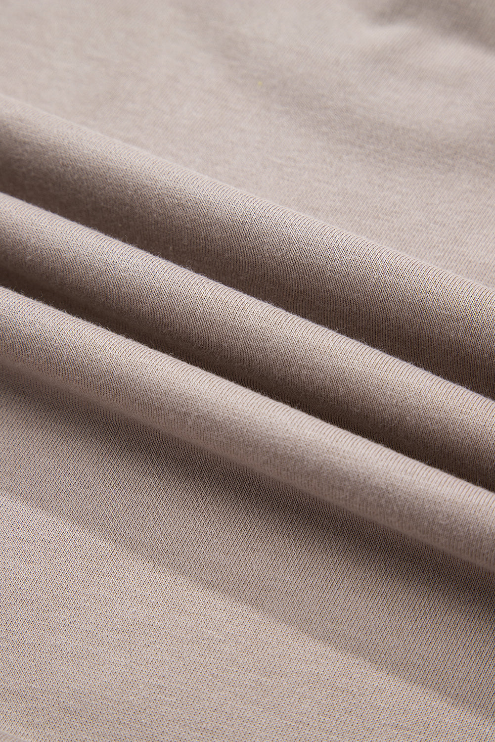 Oatmeal Varsity Striped Detail Crewneck Pullover Elastic Sweatpants 2pcs Outfit