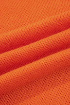 Flamingo Halloween Spooky Face Hollowed Pattern Casual Sweater