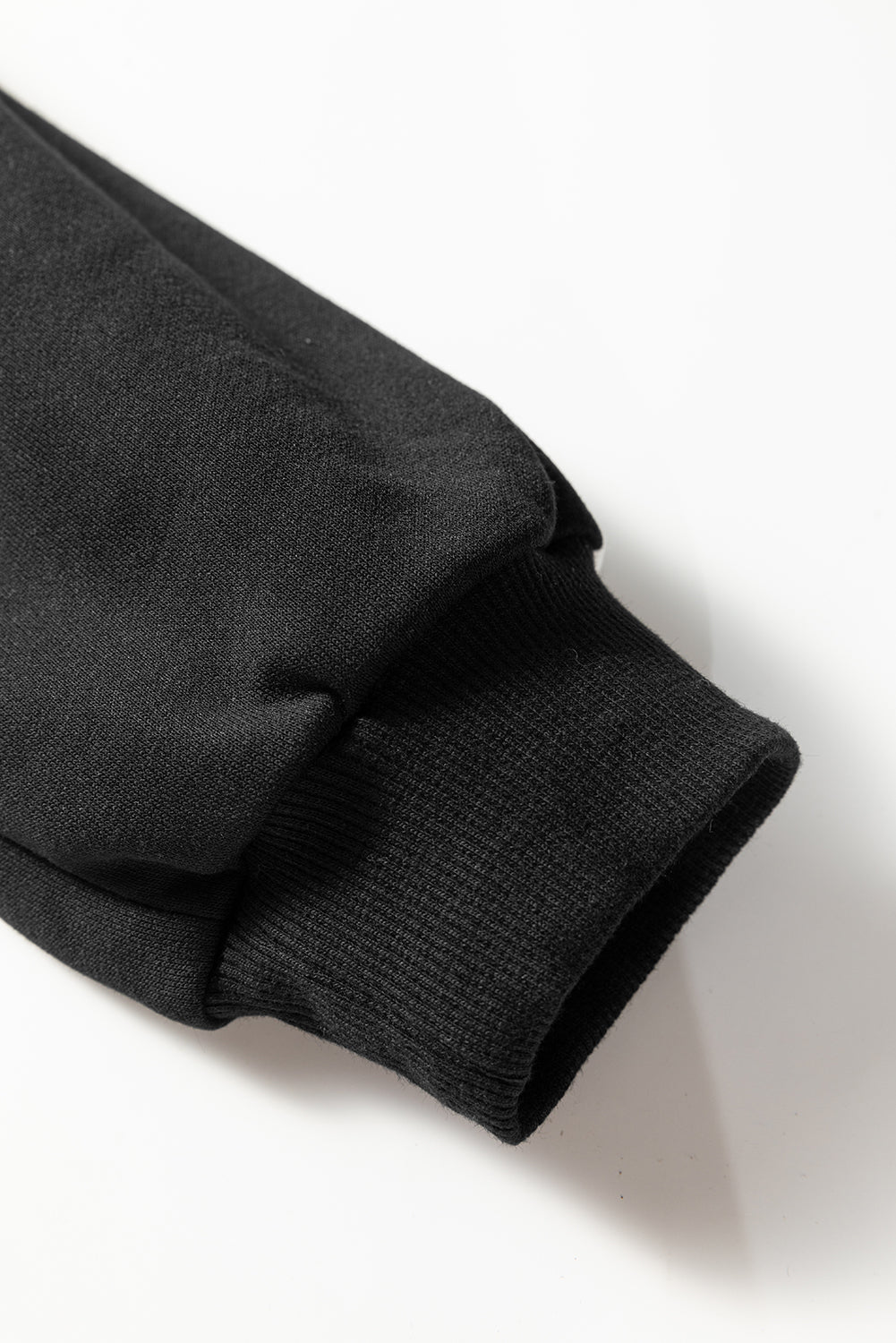 Oatmeal Varsity Striped Detail Crewneck Pullover Elastic Sweatpants 2pcs Outfit