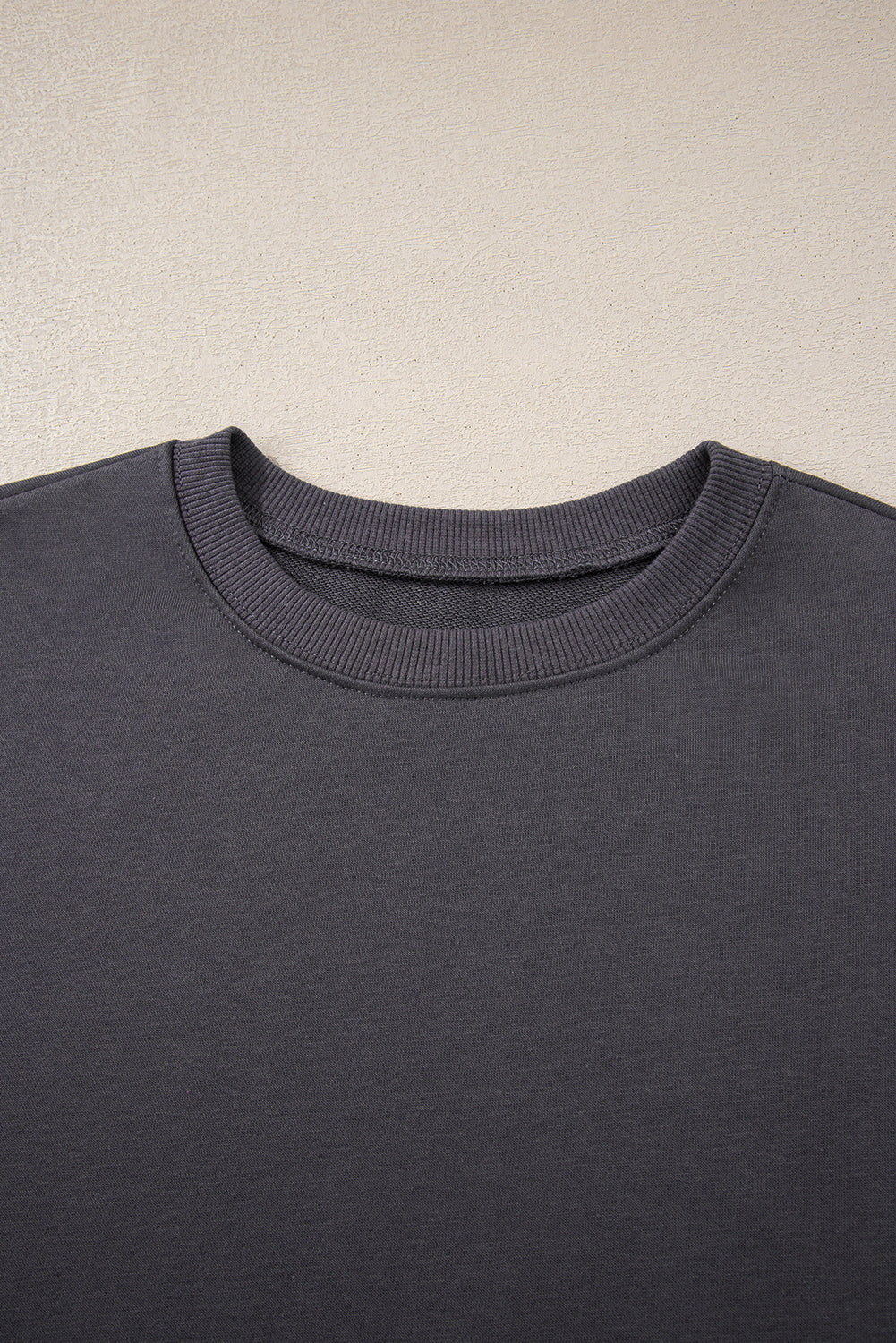 Rose Red Varsity Striped Detail Drop Shoulder Oversized Sweatshirt