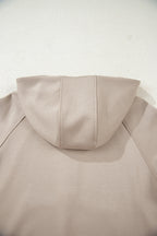 Beau Blue Half Zip Thumbhole Sleeve Hoodie Active Pants 2pcs Outfit