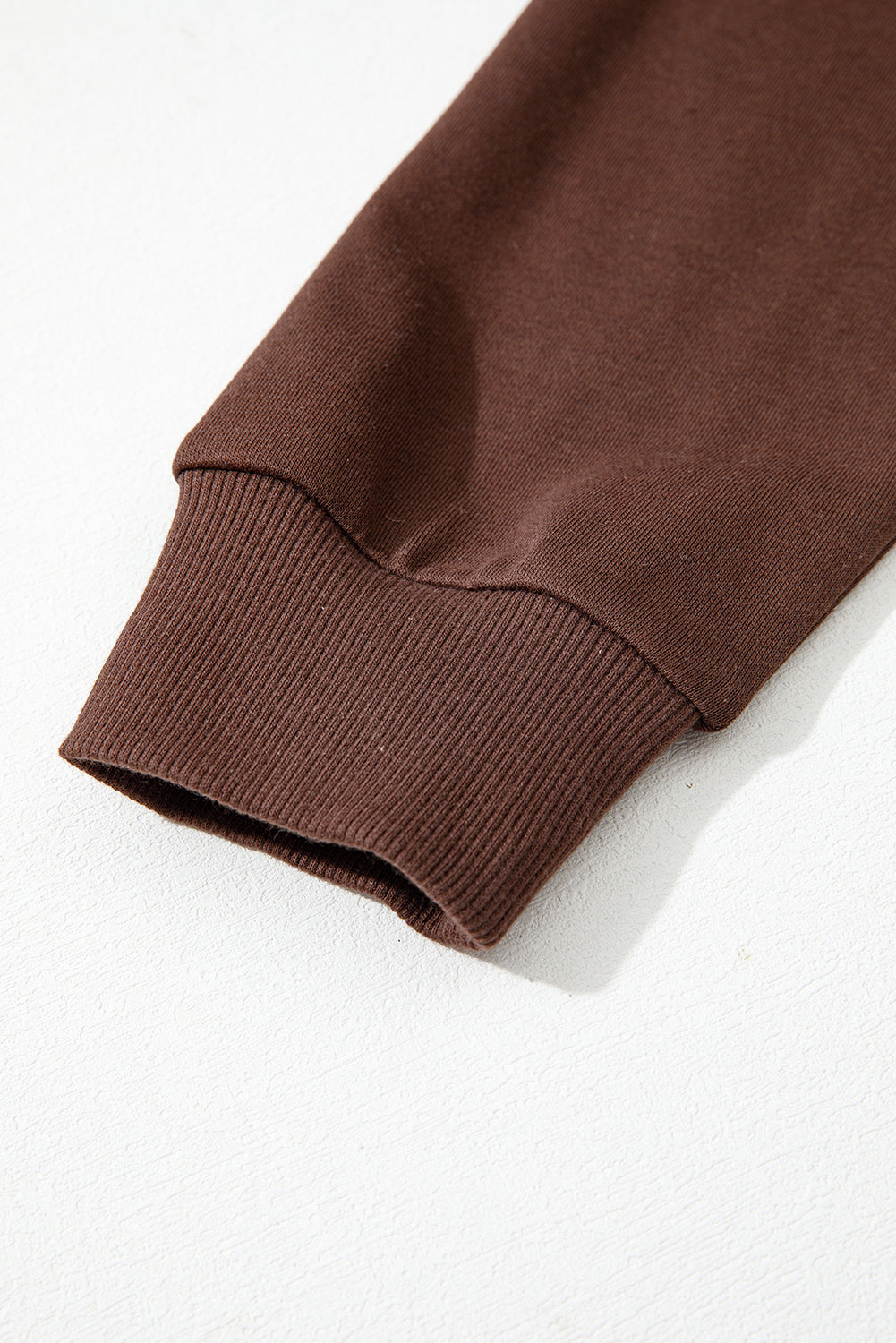 Rose Red Varsity Striped Detail Drop Shoulder Oversized Sweatshirt