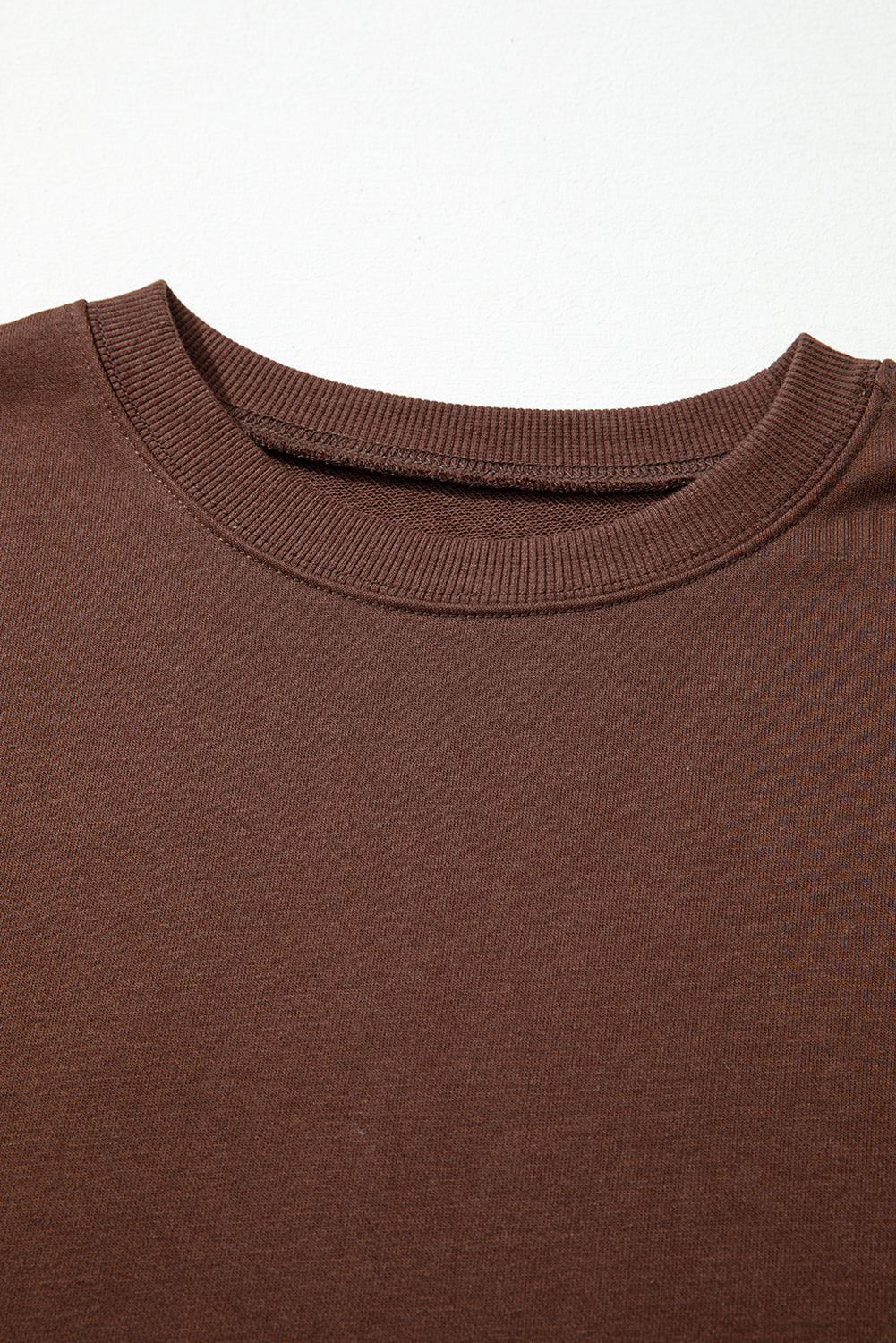 Rose Red Varsity Striped Detail Drop Shoulder Oversized Sweatshirt